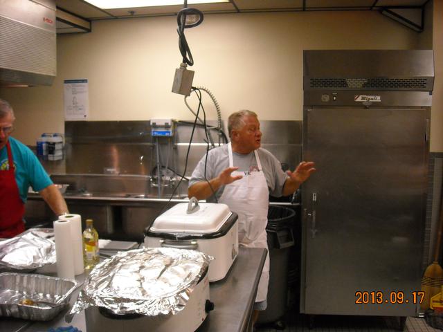 &quot;Hey, this is my kitchen and don't forget it!&quot;, Denny Stahley.  2013 Sandwich Sale